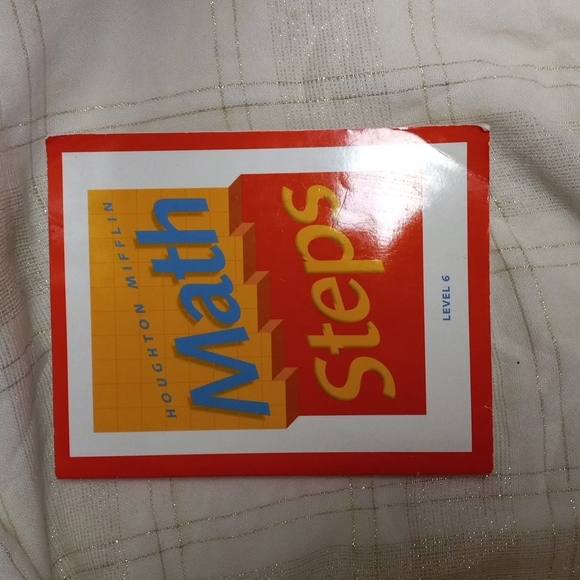 HOUGHTON MIFFLIN MATH STEPS LEVEL 6 Paperback Book - Picture 1 of 5